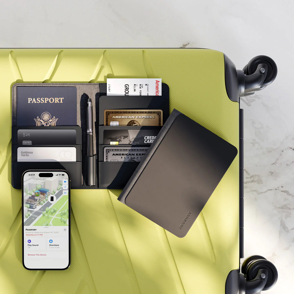 LOC8 Passport Finder Wallet and Holder