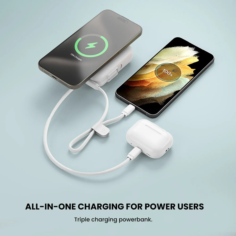 AXIE 3-in-1 Global Wall Charger & 10k mAh Power Bank - iGadget