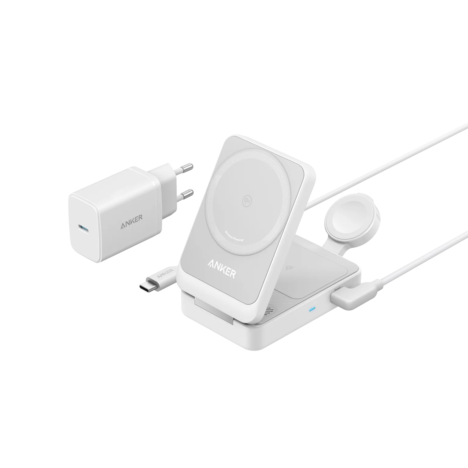 MagGo Wireless Charging Station (Foldable 3-in-1) - iGadget