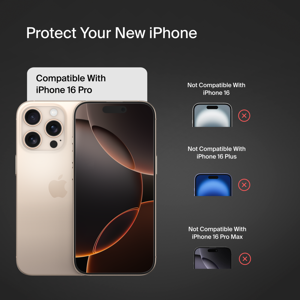ScreenForce Screen Protector for iPhone 16 Pro Max - iGadget