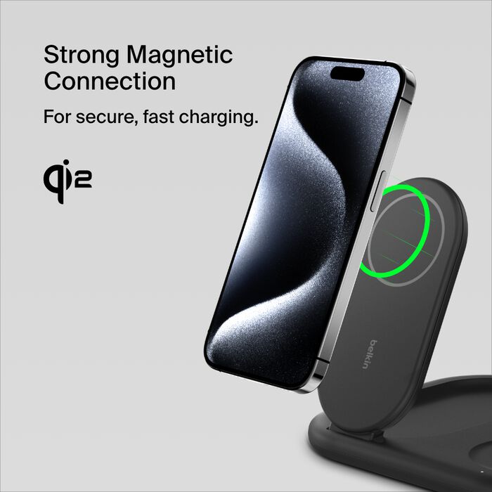 3-in-1 Foldable Charger Qi2