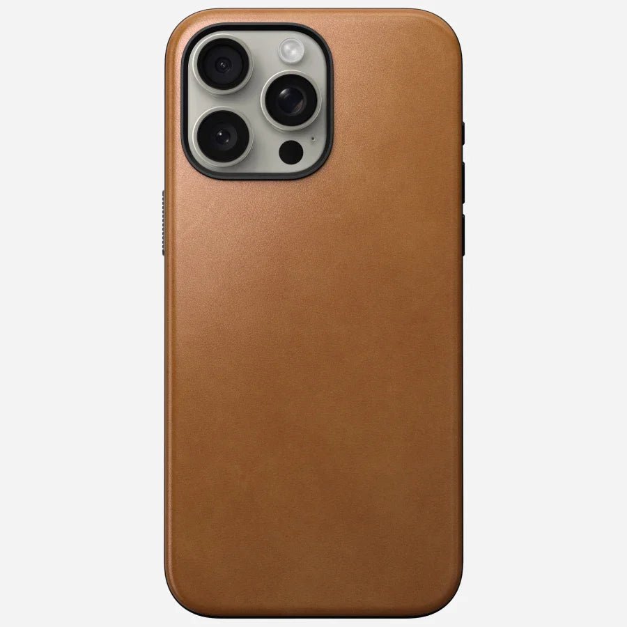 Nomad Modern Leather Case iPhone 15 Pro - iGadget Store