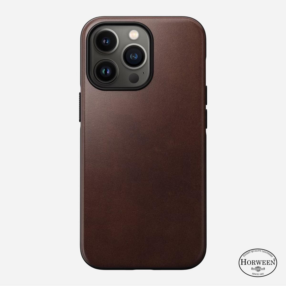 Nomad Modern Leather Case iPhone 13 Pro | Horween® - iGadget Store