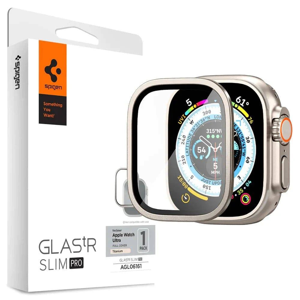Spigen Apple Watch Ultra (49mm) Screen Protector Glas.tR Slim Pro - iGadget Store