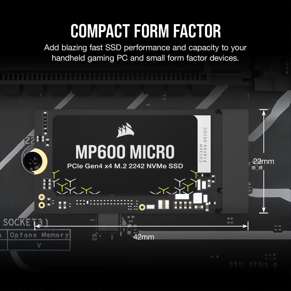 MP600 MICRO PCIe 4.0 (Gen4) x4 NVMe M.2 2242 SSD - igadget - CORSAIR ouedkniss-jumia