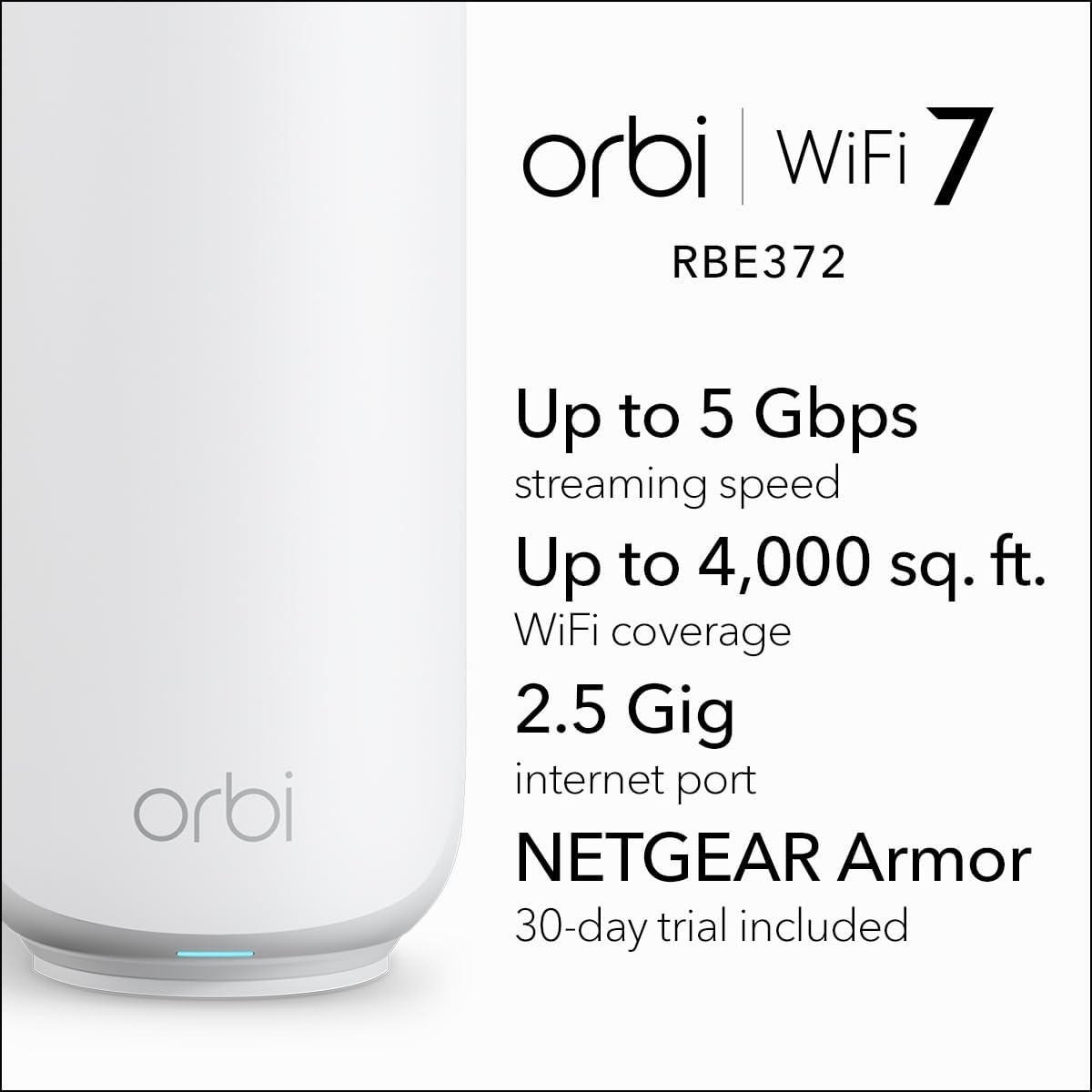 Orbi 370 Series Dual-Band WiFi 7 Mesh