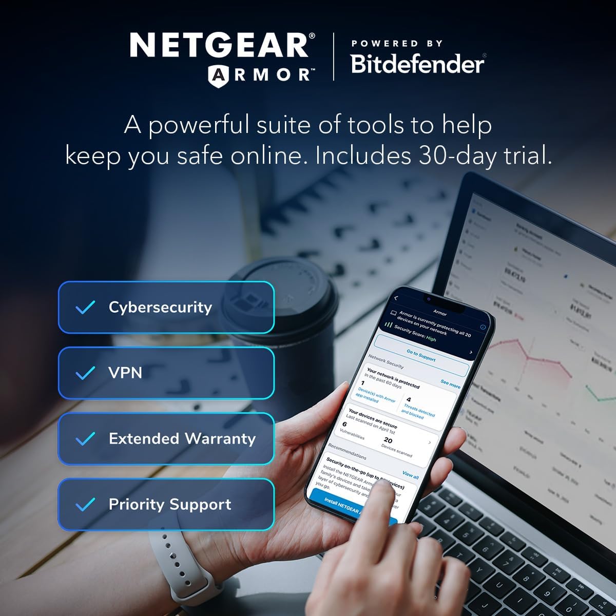 Nighthawk BE3600 WiFi 7 Router (RS90)
