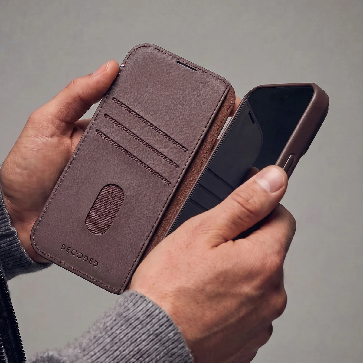 Leather Detachable Wallet Case for iPhone 18 Pro Max