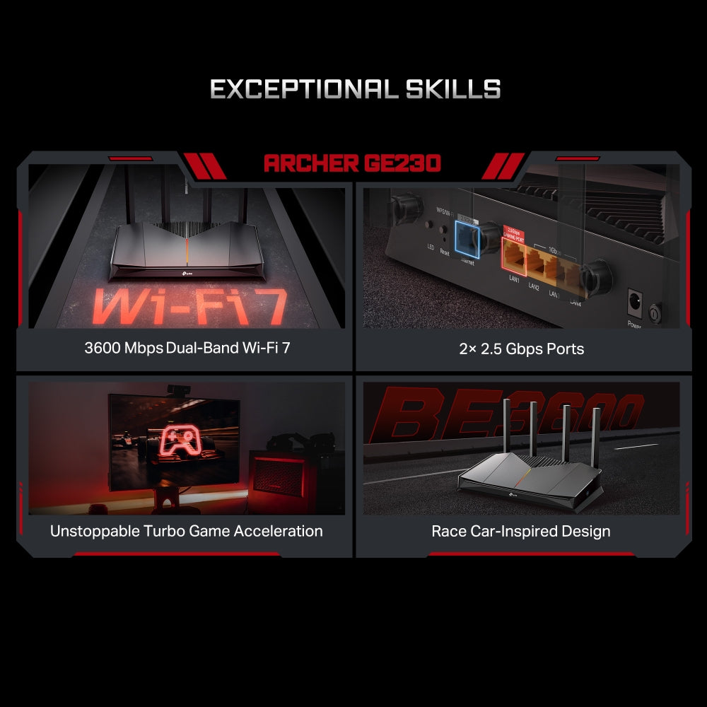Archer GE230 Wi-Fi 7 Gaming Router