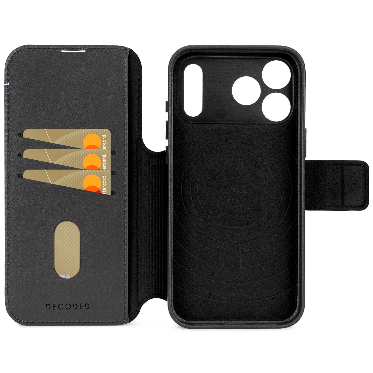 Leather Detachable Wallet Case