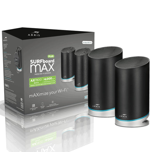 Arris SURFboard mAX™ Plus Mesh Wi-Fi® 6 System AX7800 (2 pack ) - iGadget Store