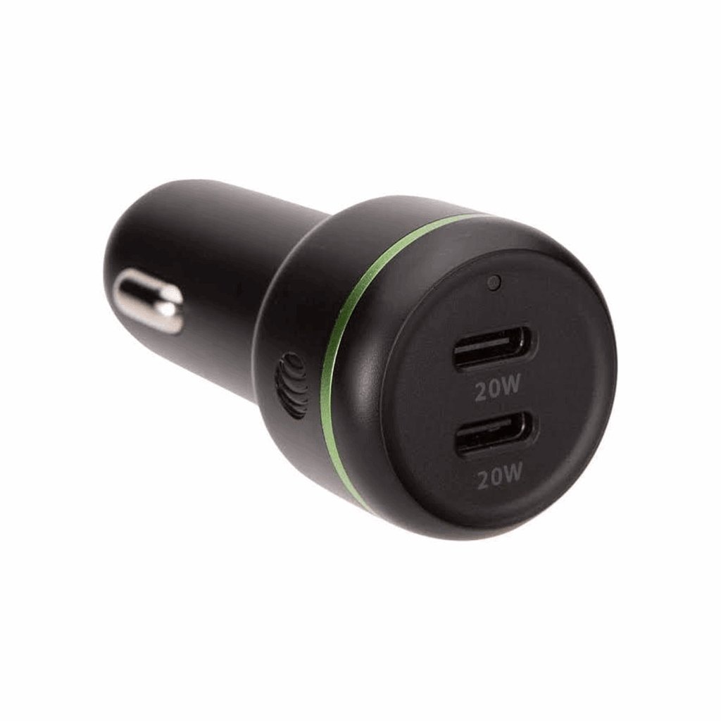 AT&T Dual Port 40W Power Delivery Bullet Car Charger (USB-C + USB-C) - iGadget Store