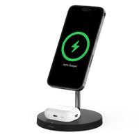 Belkin BoostCharge Pro 2-in-1 Wireless Charger Stand MagSafe 15W - iGadget Store