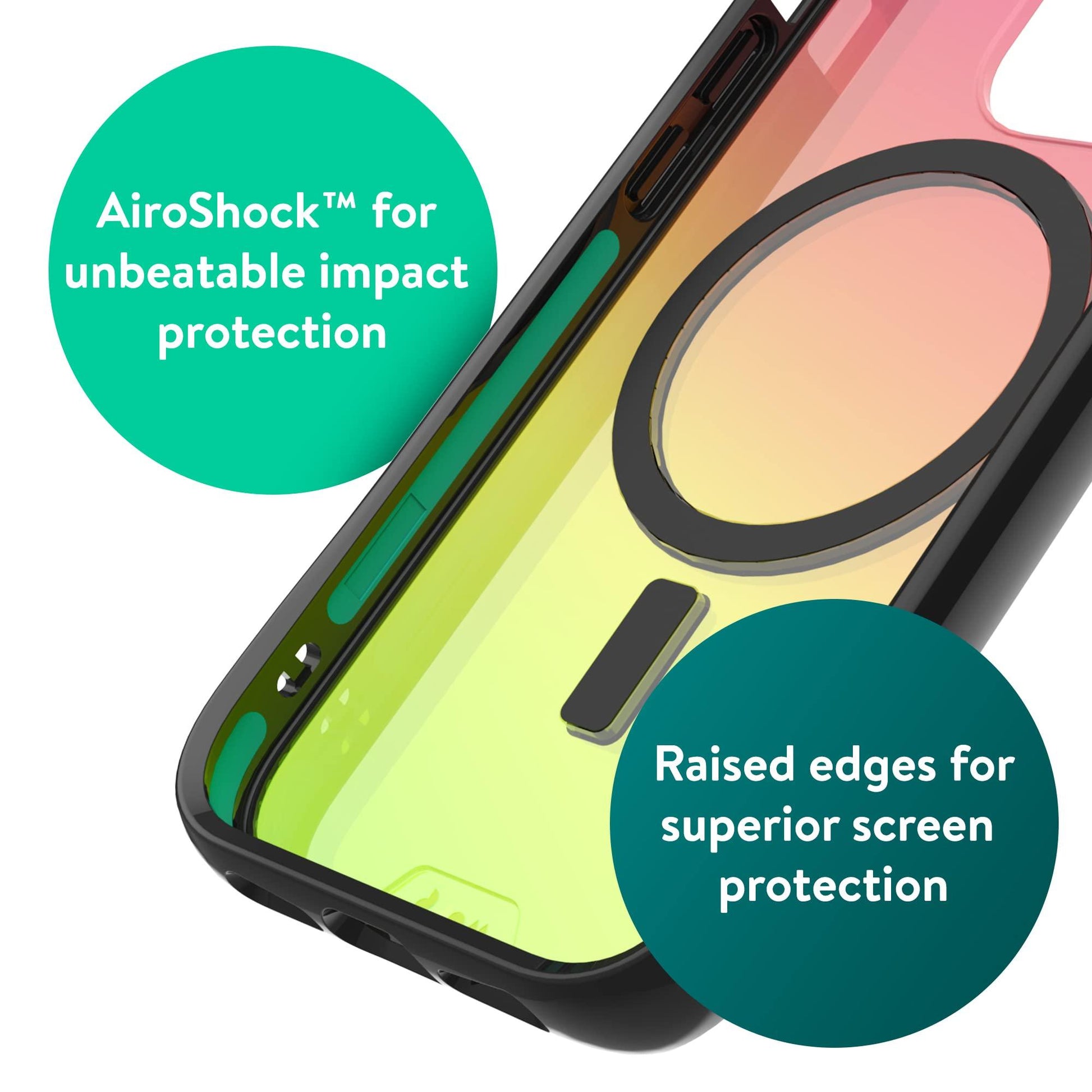 MOUS - Transparent Clear Protective Case for iPhone 14 Pro Max - Iridescent 2.0 - iGadget Store