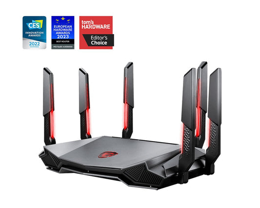 MSI RadiX AXE6600 WiFi 6E Tri-Band Gaming Router - iGadget Store