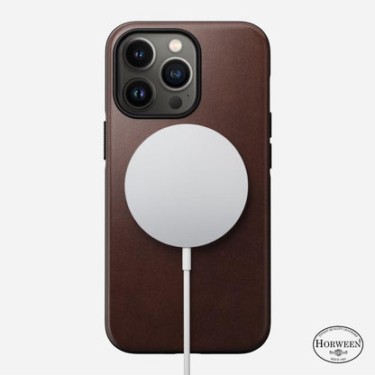 Nomad Modern Leather Case iPhone 13 Pro | Horween® - iGadget Store