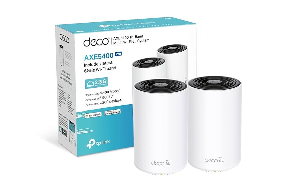 TP-Link Deco AXE5400 Tri-Band WiFi 6E Mesh System (Deco XE75) Pro - iGadget Store
