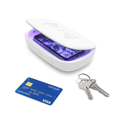 Zagg InvisibleShield UV Phone Sanitizer with wireless charging , White - iGadget Store